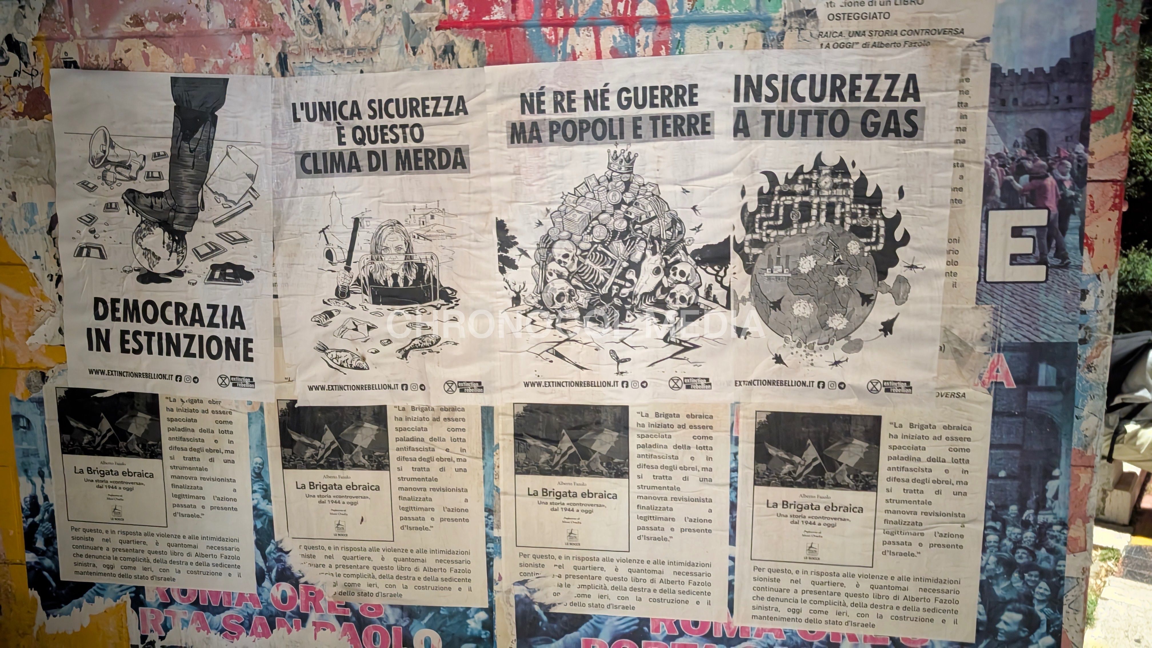 Italia: ⚡️🇮🇹🔥Nella notte tra il 2 e il 3 Giugno Extinction Rebellion ha af... 2