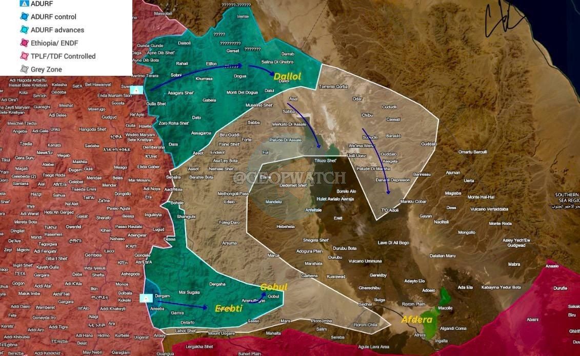 Äthiopien: ⚡️🇪🇹💥Die tigrischen Kräfte und die Rebellen ANURF hätten die Kontr...