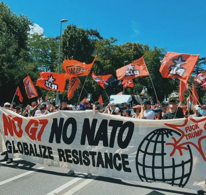 Schweiz: ⚡️🇨🇭🔥Gestern in Genf nahmen etwa 20.000 Menschen gegen das G7 von...